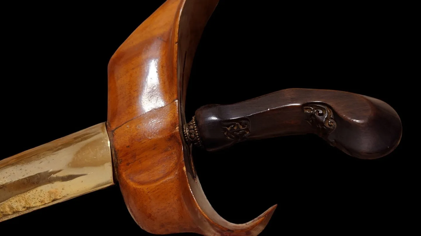 Sword Kris (keris) wooden Scabbard - Indonesia 20. century