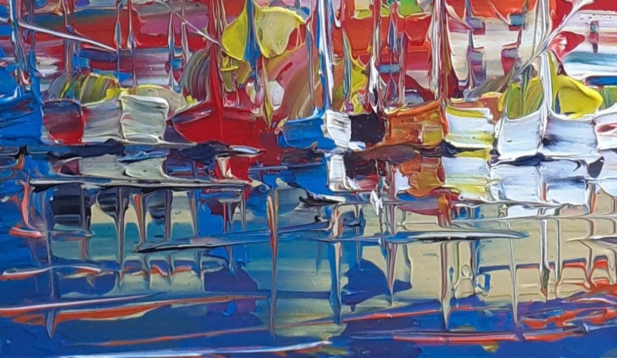 Original painting Janusz Kik (XX-XXI) - Petit Port