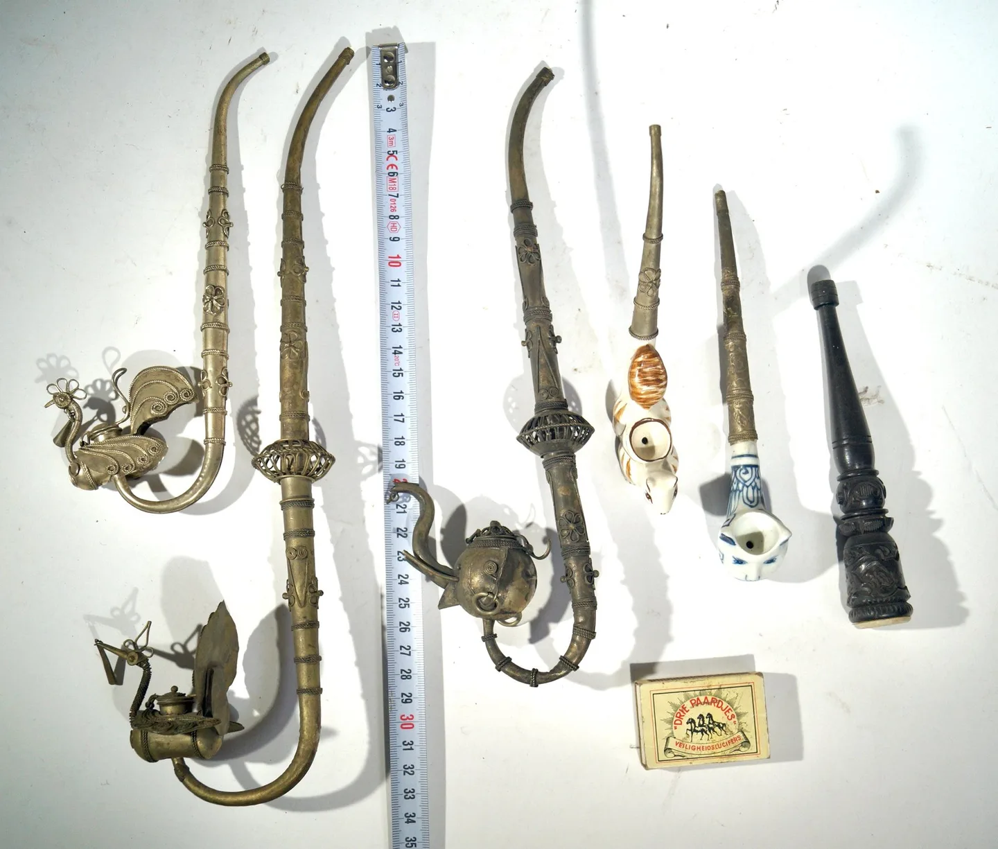 Unique zbierka 6 pcs East Asian Fajok 1850–1930