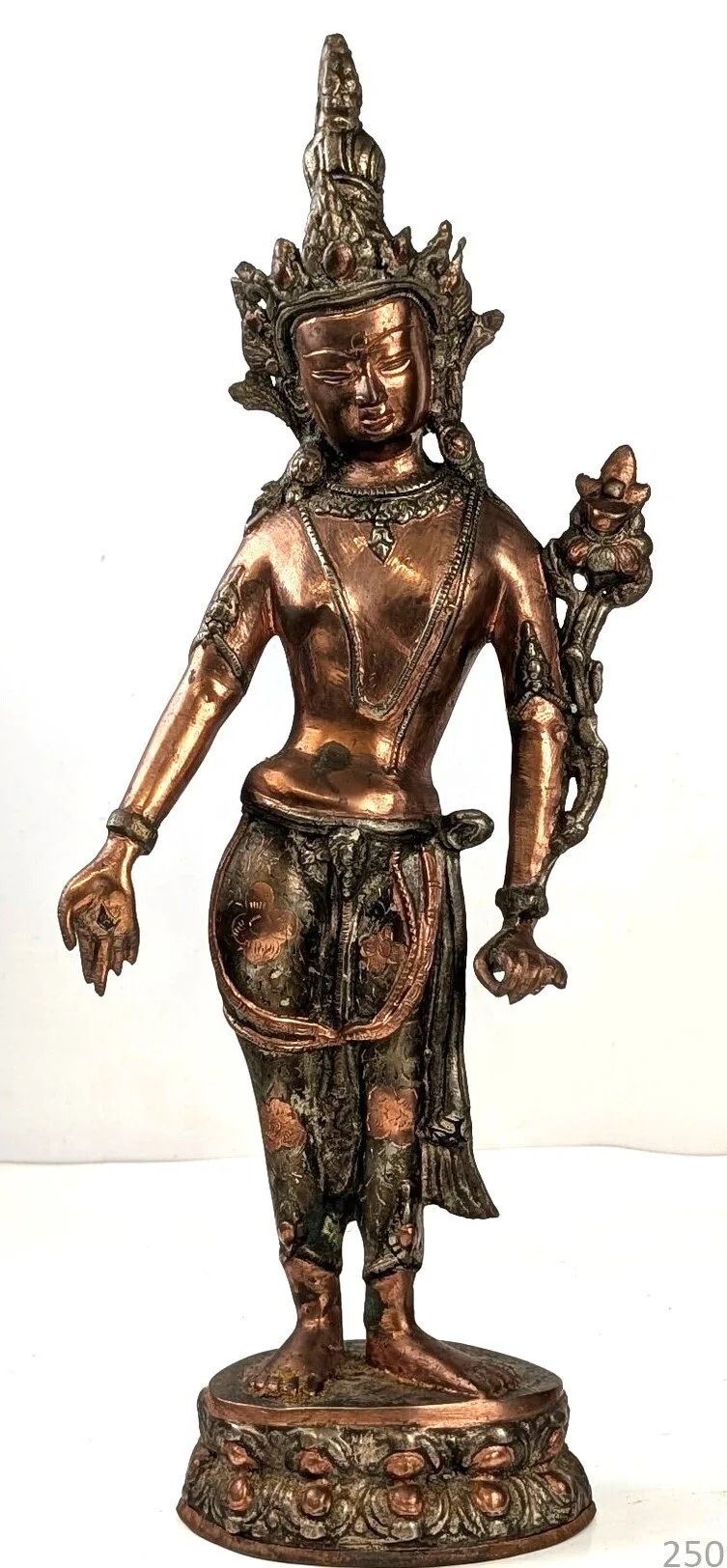 Large copper statue Tary with detailnou ornamentikou 43cm